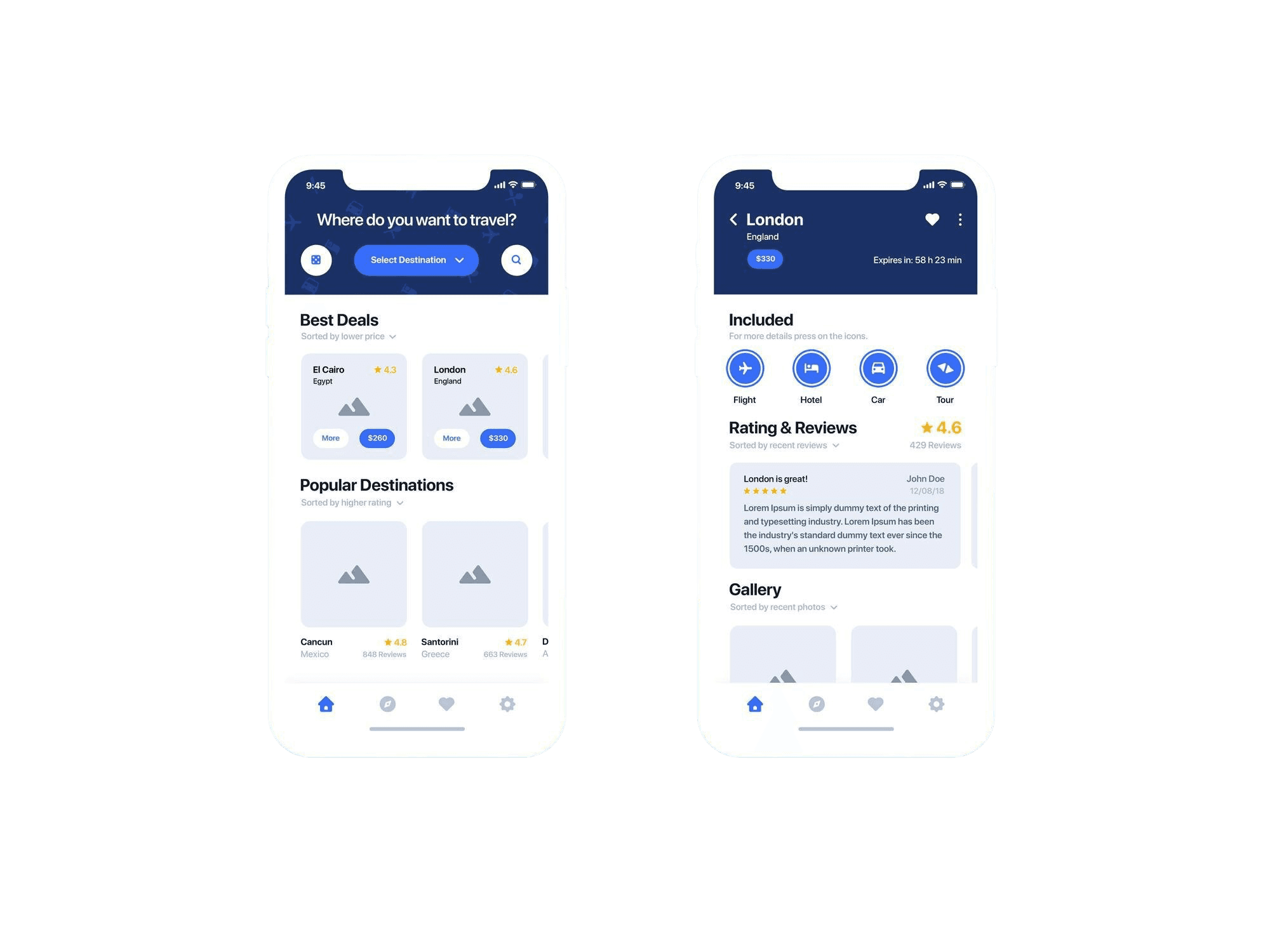 Mobile app screenshot showcasing our mobile development work